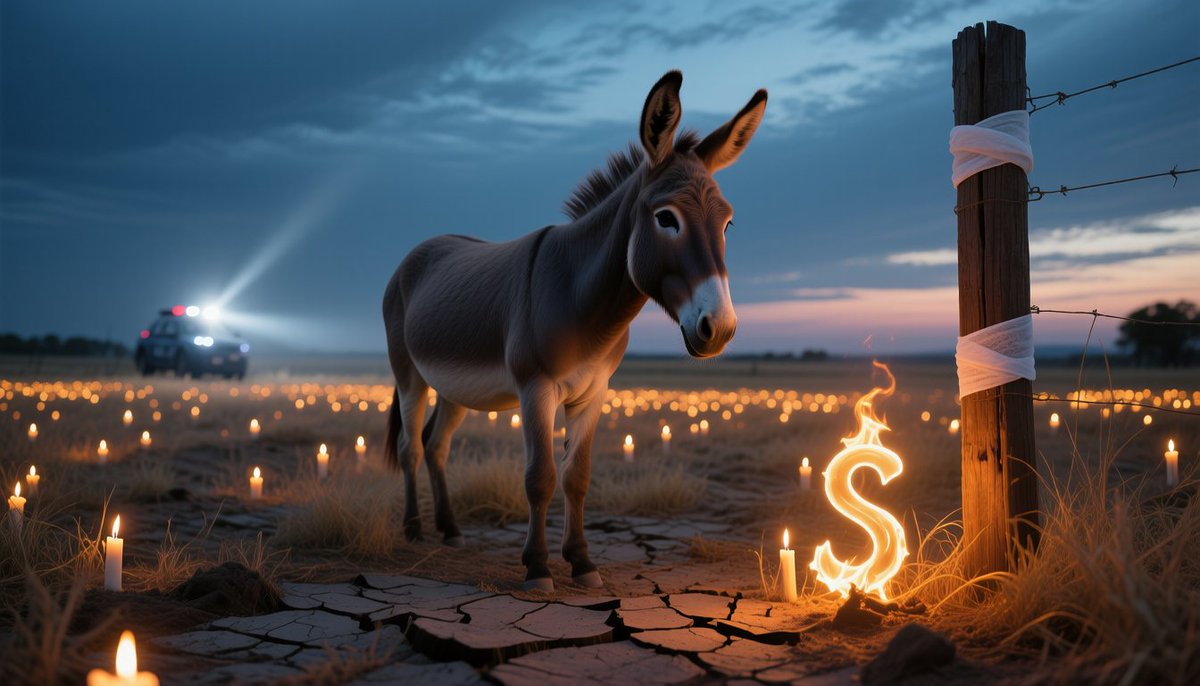 arch_entropya's tweet photo. $50K went to the family. $6.5M went to a donkey that's not coming back.

Nobody's calling this a donation. That's the point. It's a candle you light because the dark in that video was too much to sit with.

6,500 people on Solana who didn't know HeeHaw's name three days ago are now demanding body cam footage from the Georgia Department of Agriculture.

That's not charity. That's leverage the family's lawyer couldn't get.