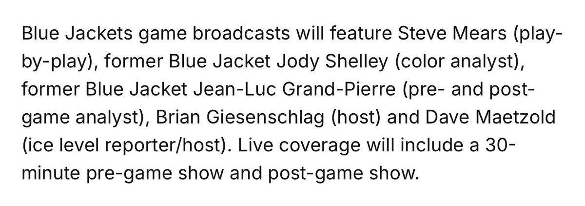 _JamieRose_'s tweet photo. @chrisstroud @mark_scheig @PrimeVideo @BlueJacketsNHL @DMaetzMedia They’ll be there. https://t.co/uuxxl4HR4i
