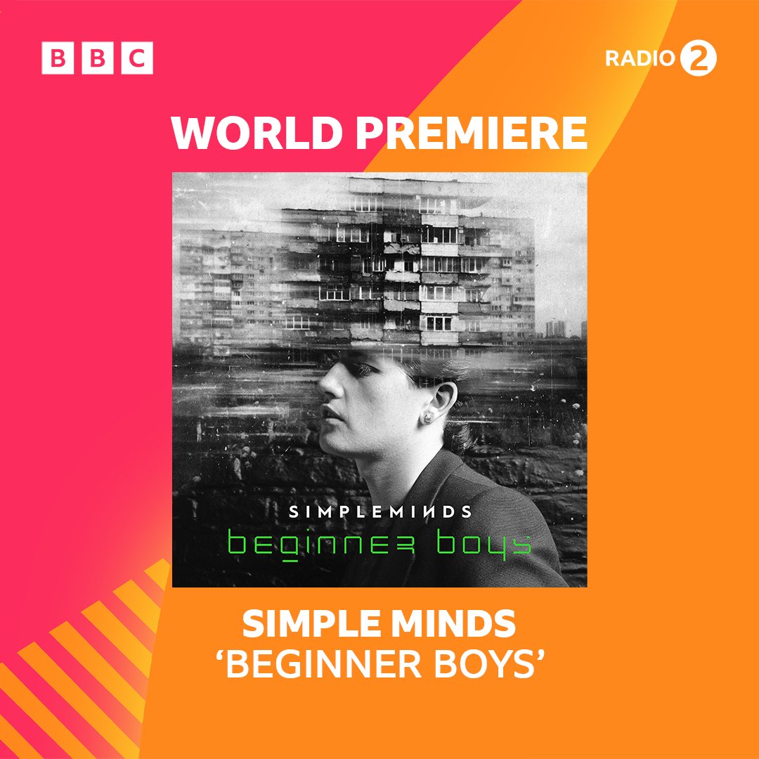 simplemindscom's tweet photo. ‘Beginner Boys’ - the brand new single from Simple Minds.

World Premiere on the @sarajcox Breakfast Show tomorrow morning on @BBCRadio2 from 8am BST.

Pre-save the track here: https://t.co/KEHCBwrNnX https://t.co/A5avra8IYh