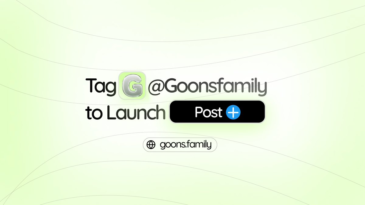 GoonsFamily's tweet photo. Launching a token shouldn’t require a complicated setup.

GOONS keeps the process simple from start to finish.

Tag the bot on Twitter with your token details, launch instantly, then connect your account to the dashboard when you want to manage the token.

Simple for devs, with holders able to vote on supply distribution through a basic DAO.