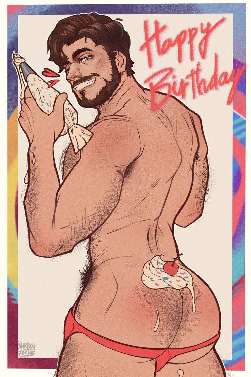 TankBoyArt's tweet photo. Cake for my Birthday Boy, Lov u @wererdraws  Feliz Cum. https://t.co/Qhrdpos5QC