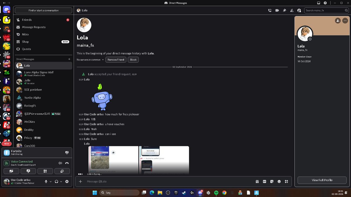 Code_sn1xx's tweet photo. Fucking scammer hope this guy gets banned https://t.co/HebCjmwnlc