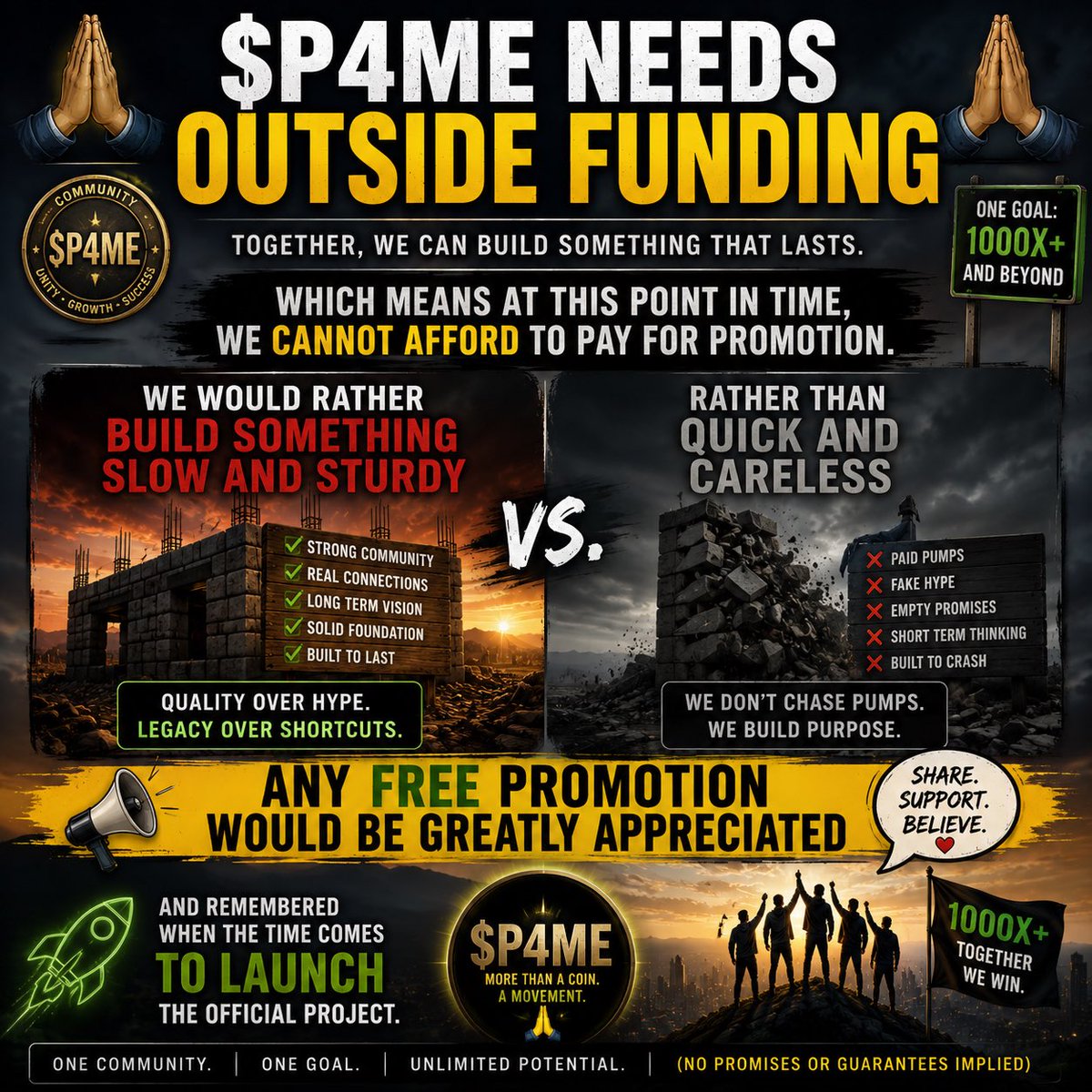 OfficialPray4Me's tweet photo. I appreciate all the offers for promotion but I will contact you when I feel the time is right to begin promoting. Thank you in advance. https://t.co/bmdOH4NfYD