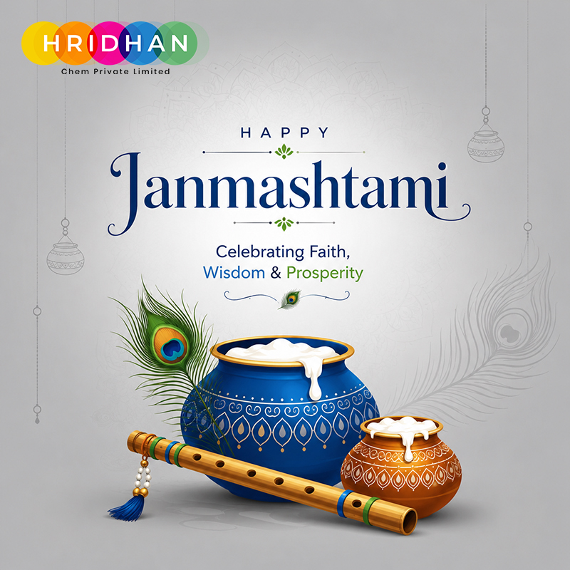 hridhanchem's tweet photo. May the blessings of Lord Krishna bring happiness, peace, prosperity, and success to every home. Hridhan Chem wishes everyone a blessed and joyful Janmashtami.

#HappyJanmashtami #Janmashtami #KrishnaJanmashtami #LordKrishna #Krishna #Janmashtami2026 https://t.co/gVxjnxteGp