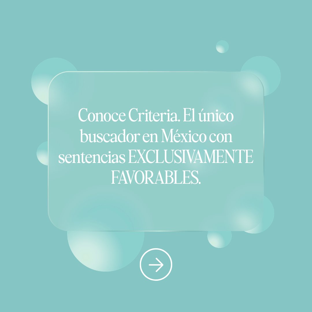 marvinfiscal's tweet photo. El tiempo es oro. ¿Por qué desperdiciarlo buscando agujas en un pajar?

En Criteria hicimos el trabajo pesado por ti. Somos la mayor base de datos en México que filtra y te entrega EXCLUSIVAMENTE sentencias favorables emitidas por el TFJA y el PJF.

Con nosotros puedes:

- Filtrar por autoridad (SAT, IMSS, INFONAVIT, etc.), tema o sala.

- Descargar las sentencias en formato PDF.

- Ir directo al grano: te indicamos la síntesis y las páginas exactas donde está el argumento ganador.

- Únete a Criteria ahorrando horas de trabajo y ganando más defensas para tus clientes. 

Visita https://t.co/fWrCF5tkmJ y conoce nuestros planes mensuales y anuales.