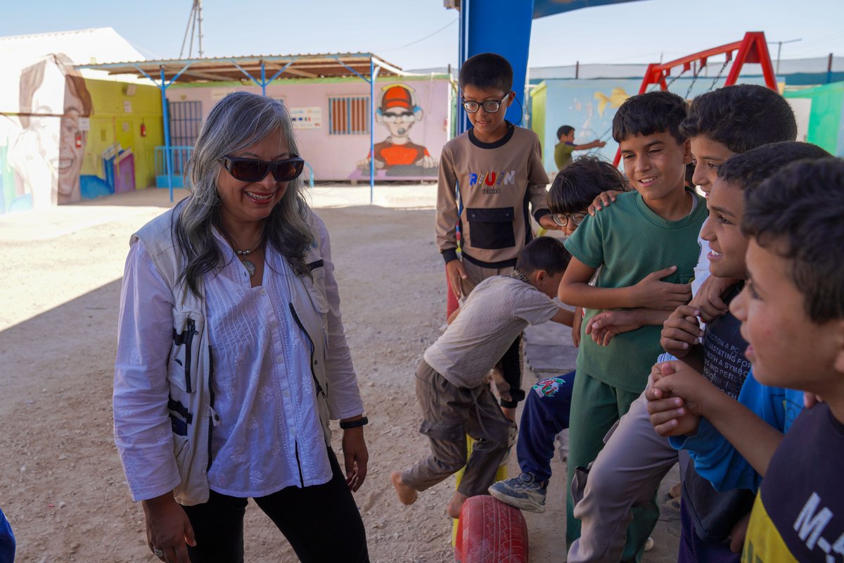 ShairoseM's tweet photo. I think of the children and families I've met - from communities across Jordan to Syrian and Palestinian refugee camps - and the resilience I've witnessed every step of the way. https://t.co/szzKC24WFG