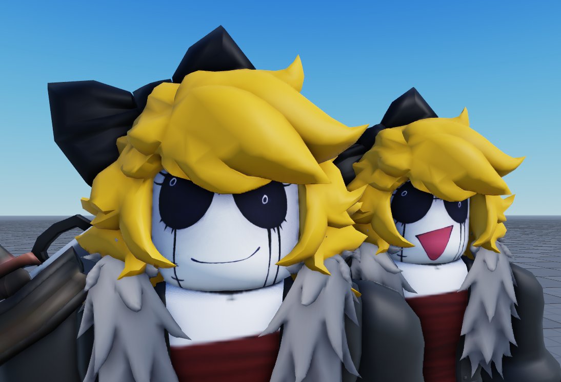 Wellimtoast's tweet photo. New ugc! 🌟 

Made 2 custom faces off the Derpina XD Slasher skin! :D

Find em here! -> https://t.co/JpwPtEp5Aw

I had alot of fun making these 2 the skin is so cute 😭

#RobloxUGC #Roblox #RobloxDEV #UGC https://t.co/xPT4JFcmrU