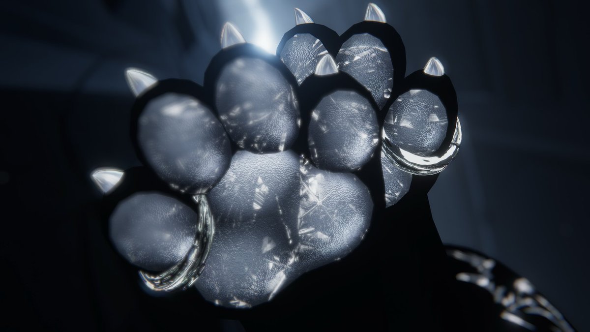 KHNSKYX's tweet photo. Mreow 🤍 #mayu #vrchat #pawslop #furry https://t.co/dNzoA5ttcf