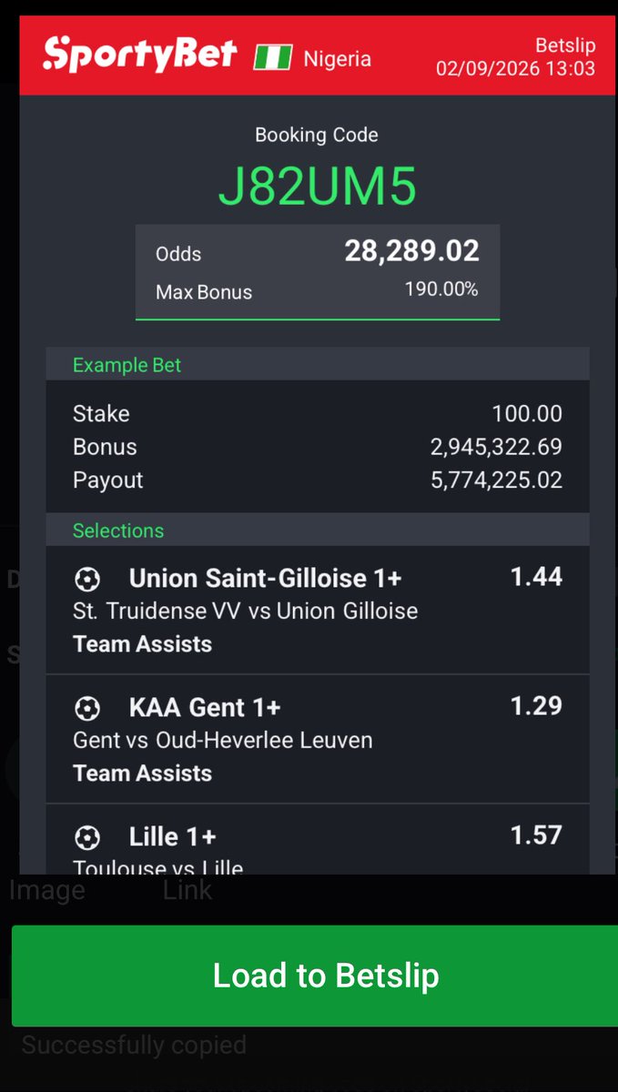 Ovpunter's tweet photo. If you like no play am 😊😊

J82UM5
 
Share for others to play 🤲 https://t.co/2GAIKLuKOX