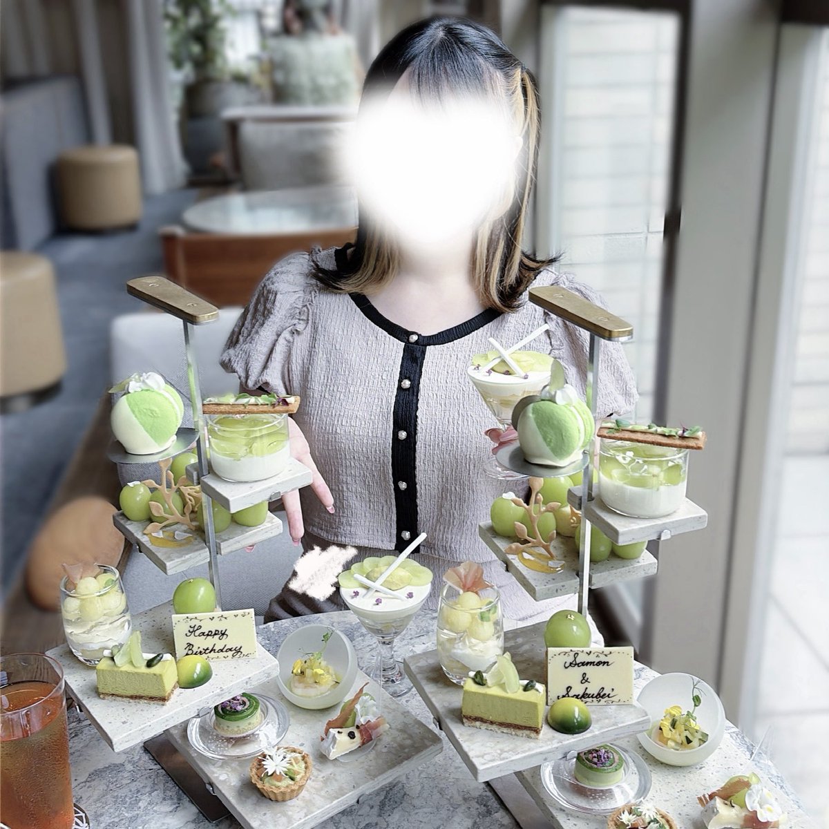 an_0025's tweet photo. 𝟽/𝟸𝟹〜𝟾/𝟸𝟸♌️

ちょっと遅刻のお誕生日会やってきた⸝��꙳
黄緑いっぱいのアフヌン…💫
さくべは今がお誕生日〜！おめでとう₊ ⊹₍ᐢᐢ₎ ᰔᩚ https://t.co/nw8gkf8wvU