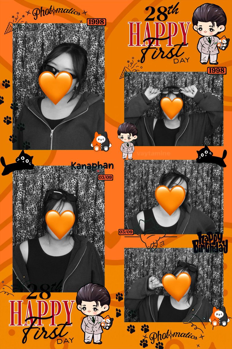 vaytamine's tweet photo. Happy Birthday, Love @Firstkpp 
May the years ahead be nothing but good to you. God Bless You.
🖤🧡

#28thFirstKanaphanBirthday 

@firstkhaotungid https://t.co/Psu3KSnwXy