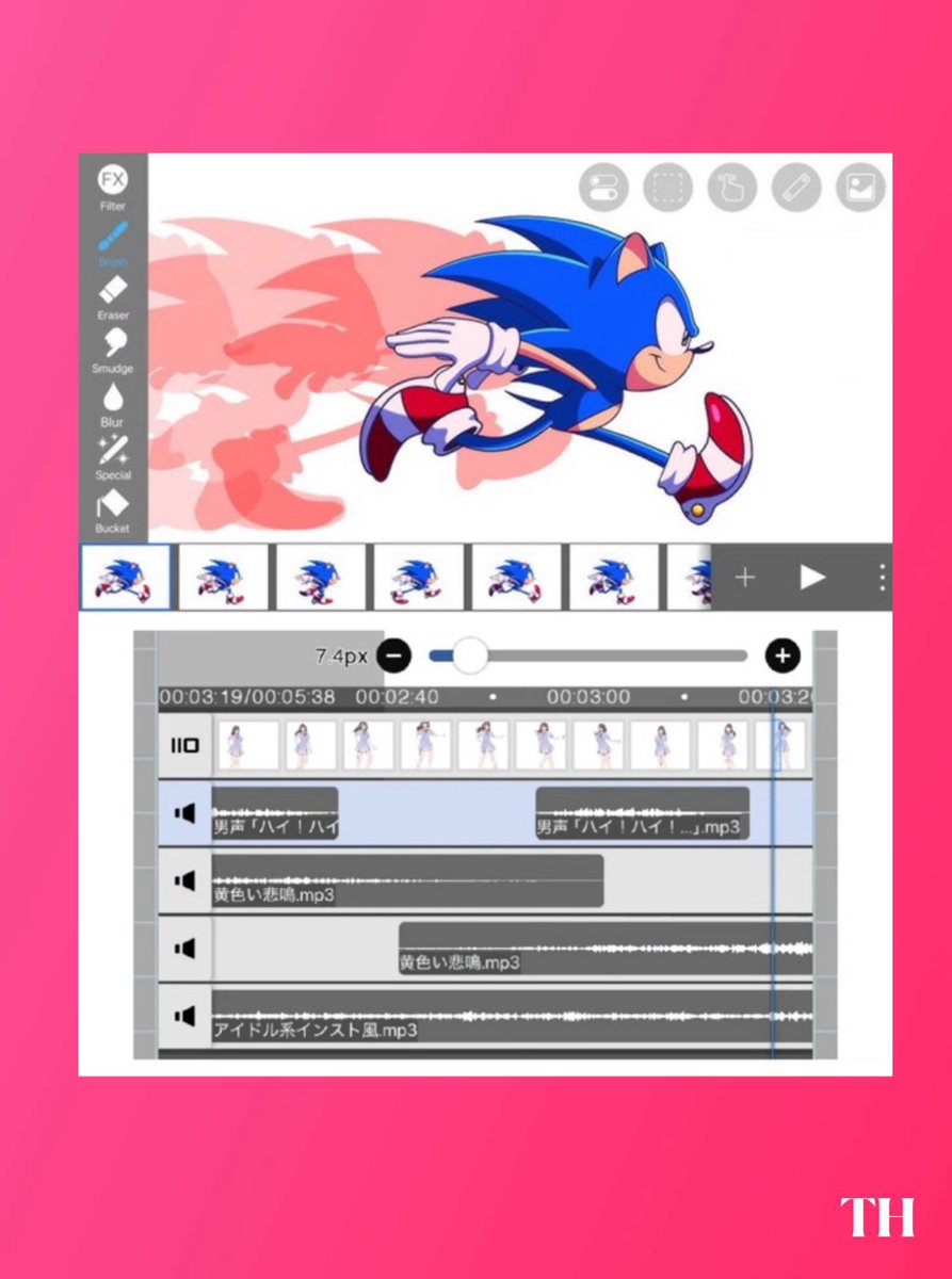 ToonHive's tweet photo. ibis Paint will allow you to add Sound to your animations. https://t.co/TeaoNhSX2X