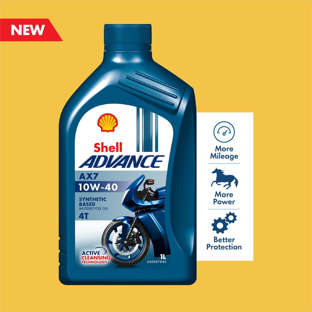 Shell_Uganda's tweet photo. Give your bike the performance it deserves with the new Shell Advance AX7 10W-40.

Visit a station near you to top up: https://t.co/cG5hS89fqt

#ShellAdvance #LinyaLevo https://t.co/P1WaoICbCj