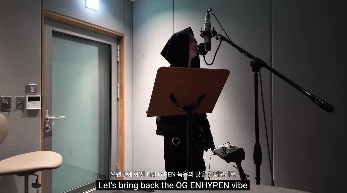 pocketzarmy's tweet photo. “let’s bring back the OG ENHYPEN vibe”
“i think we need that classic ENHYPEN sound”

i love that the producer who was there listening to them record, picking out their parts and shaping the song, was saying things like this while they were recording.

and honestly… i bet they needed to hear that the most at that time. someone reminding them that this is ENHYPEN. that sound, that feeling, that identity they’ve built together.

after everything that happened, when people kept asking, “who is ENHYPEN now?” “who’s going to sing for ENHYPEN now?” “what will ENHYPEN sound like now?”…

there was someone in that room reminding them that this is ENHYPEN. this is their sound. their vibe. and they can still make music that feels like ENHYPEN.

maybe that’s why these little comments mean so much to me. he wasn’t just producing a song, he was actually reassuring them that ENHYPEN is still ENHYPEN.

thank you, pd-nim (idk who the pd-nim is tbh haha) 🥹