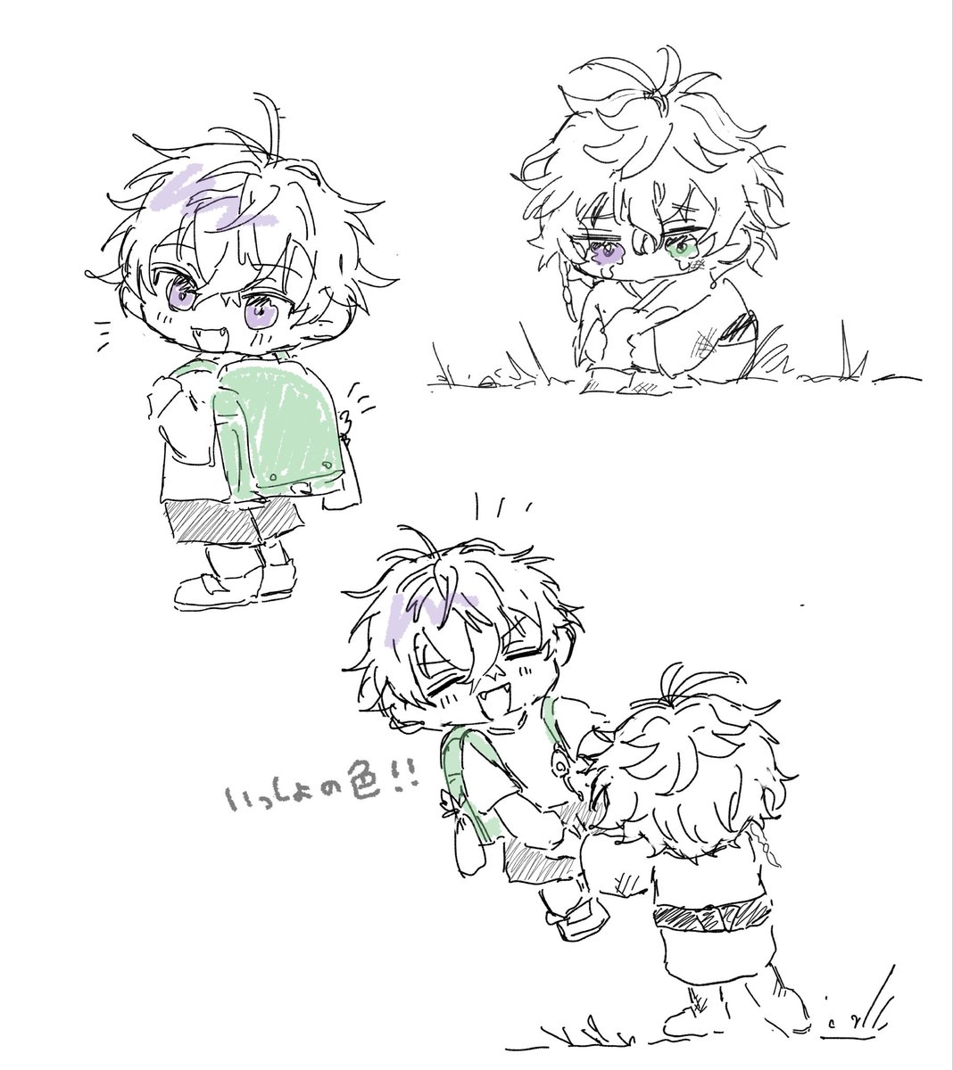 nokotta_poi's tweet photo. ⚠︎︎幼児化＆捏造 https://t.co/hIfuQDMNiD