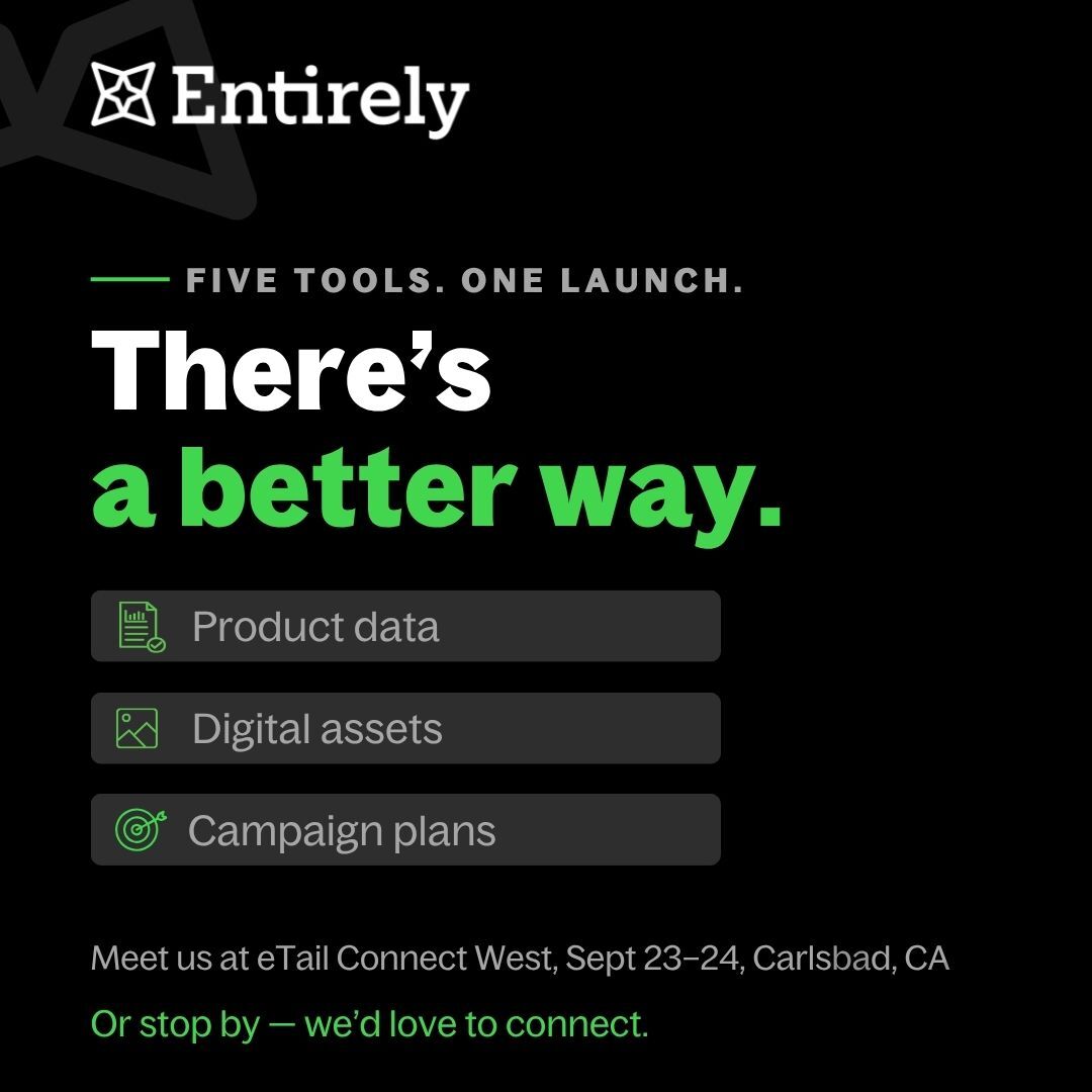 censhare's tweet photo. Product data in one system. Campaign plans in another. Digital assets somewhere else entirely. Sound familiar?

We'll be at eTail Connect in Carlsbad, September 23–24. Let us know if you'll be there too. We'd love to compare notes.
#eTailConnect

https://t.co/MPlxJwxt2c https://t.co/TFzGnNKdM9