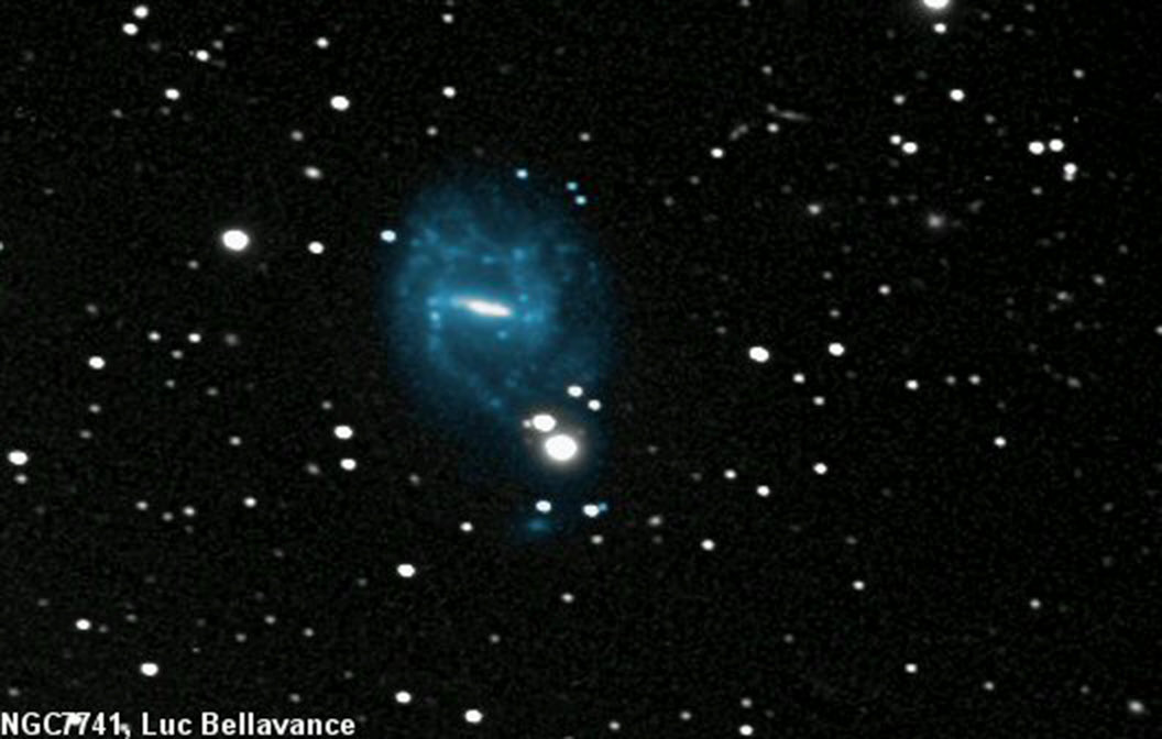 ahenk75's tweet photo. NGC7741, a barred spiral galaxy, 40 million ly away in Pegasus. Taken on Aug25, 2025🔭Img1 w/ @Unistellar #eVscope 🔭Img2 w/ @zwoastro #Seestar S50🔭Img3 by Luc Bellavance https://t.co/LkujR10YDN #Space #Astronomy https://t.co/qmY8LuZbls