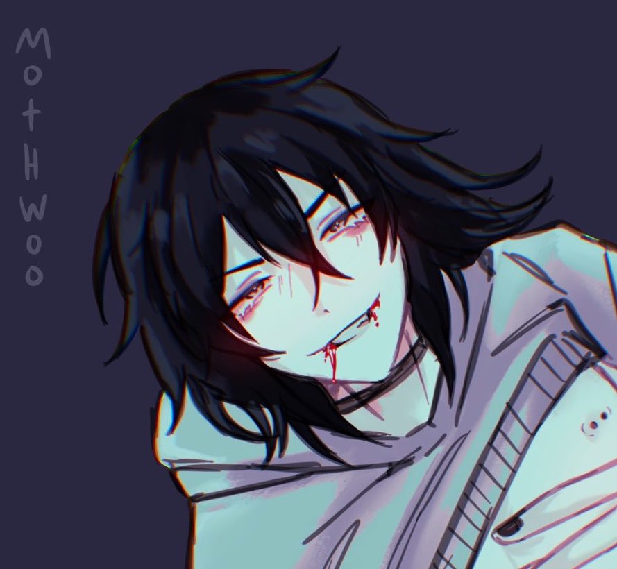 Mothdrowned's tweet photo. I love him #jeffthekiller #jeffthekillerfanart #creepypasta https://t.co/P0uuzUq9O1