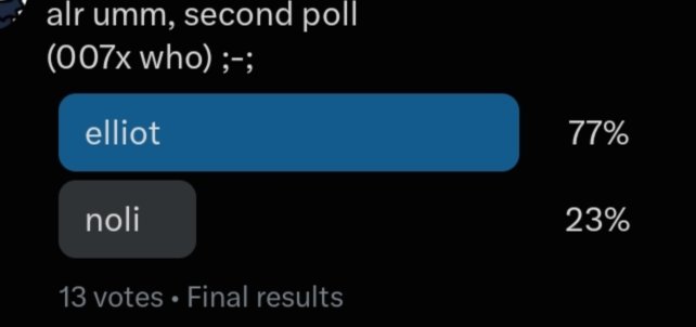 fourfuss4's tweet photo. btw i forgot to put "fem" on 007n7 thing but Thx for da votes ^^ https://t.co/OTECCncHOR