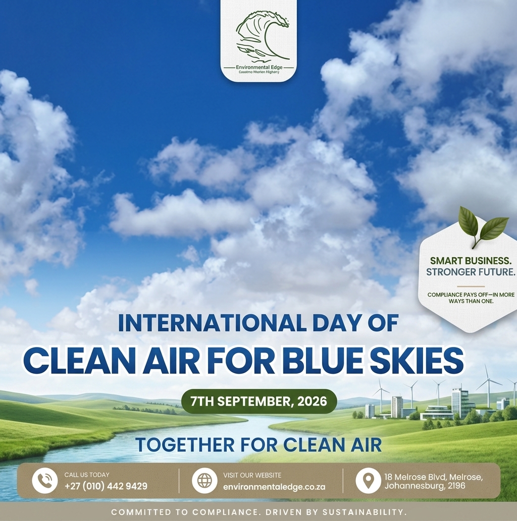 EnviEdge's tweet photo. 🌤️ Clean air is essential for a healthier, stronger future. This 7th September, join us for International Day of Clean Air for Blue Skies! 🍃

At Environmental Edge, we’re committed to compliance that drives sustainability.

👉 https://t.co/bJ9V4oq6Vo

#CleanAirForBlueSkies https://t.co/YayhyEtamN