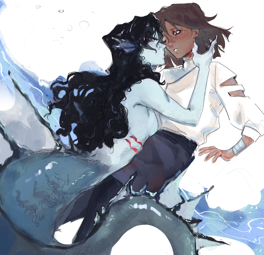 TibsSketches's tweet photo. Made a little thing to celebrate The Lovers!
Go watch the fish yuri https://t.co/cYjuUmyKFX