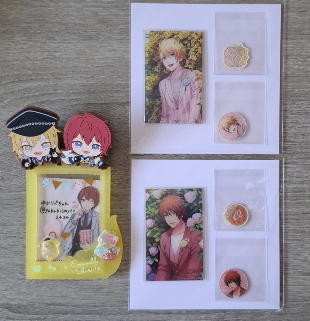 yukakismyft2424's tweet photo. 【交換】ブロッコリーオンラインくじ うたの☆プリンスさまっ♪ Secret Garden Party Ver.　
譲→D賞 音也、翔
求←D賞 トキヤ レン
郵送希望です。よろしくお願いいたします。 https://t.co/sLvO0lsusV