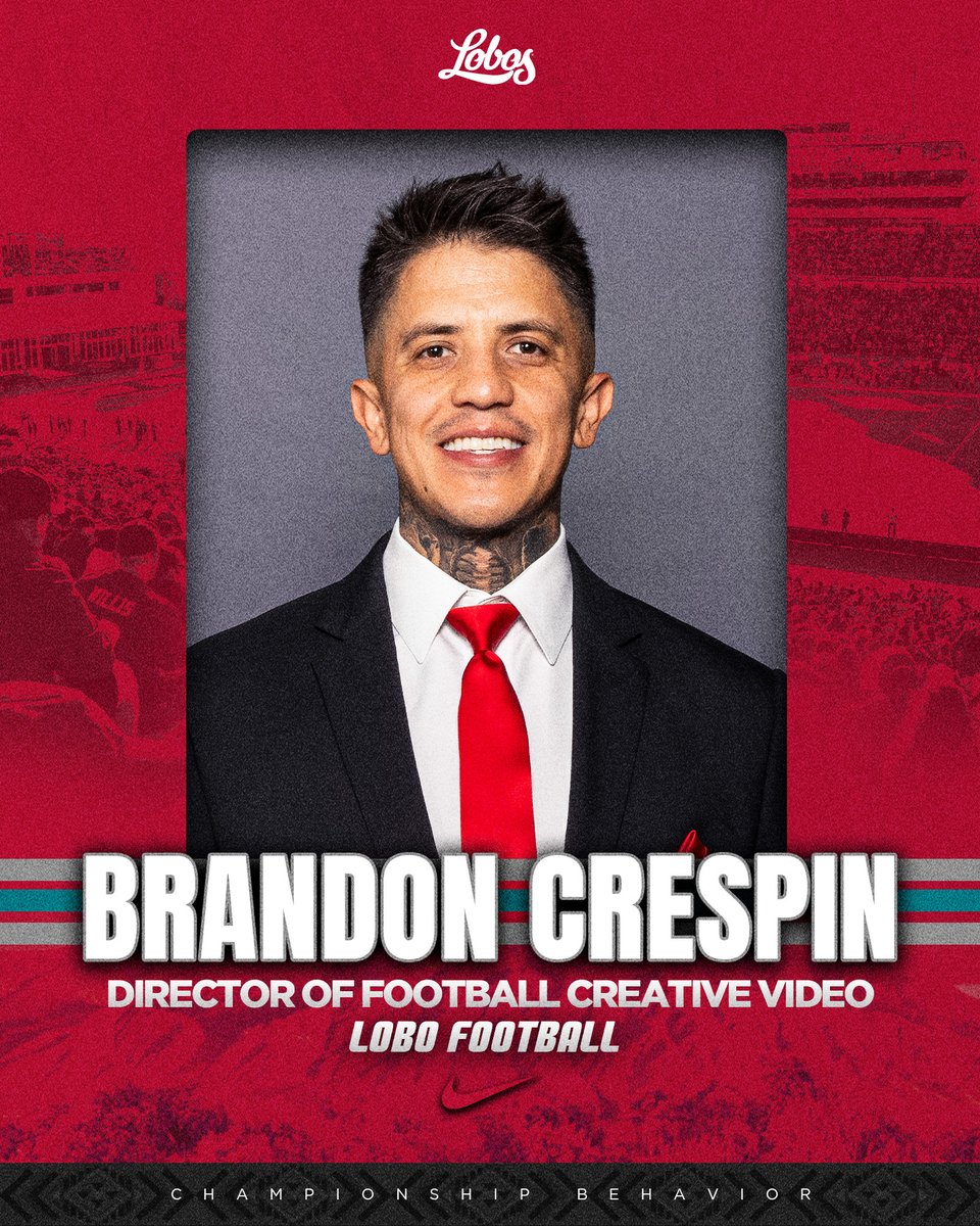 UNMLOBOS's tweet photo. Officially official, Brandon is the man behind the video vision!

#GoLobos https://t.co/tKCJYAqFg3