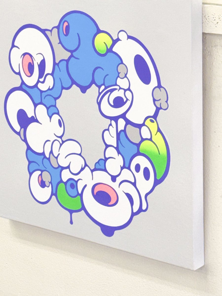 moopee1176's tweet photo. OOD Orbit

Acrylic on cotton-covered wooden panel.
300mm × 300mm

A circular work from the OOD series, where fragmented forms gather around an absent center, suggesting orbit, loop, and circulation.

#graphicart #acrylicpainting #contemporaryart https://t.co/RvIvFb8dzy
