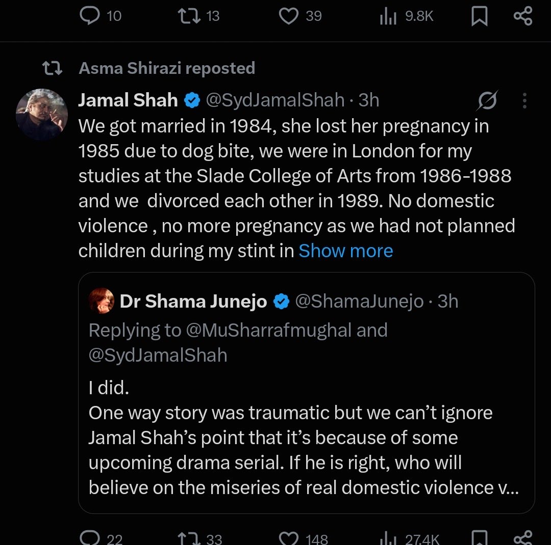 SHABAZGIL's tweet photo. غلاظت چیک کریں۔  آج عاصمہ شیرازی عورت کے خلاف کھڑی ہو گئی۔  پھر یہ افسوس کرتی ہیں کہ لوگ انکے لفافہ کیوں سمجھتے ہے۔  آج عورت کارڈ بند۔  آج عورت کے خلاف عاصمہ شیرازی کا بڑا معرکہ۔ https://t.co/XF48Pwzxdd