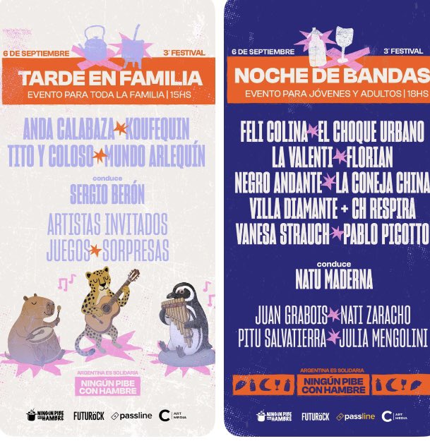 vivicanosaok's tweet photo. Nos ayudan a difundir pf!!
Este domingo se realiza el tercer festival de la campaña "ningun pibe con hambre" para sostener los 260 comedores en todo el país, desde las 15 hs!
Muchas gracias♥️ https://t.co/5q8LEGtm4i