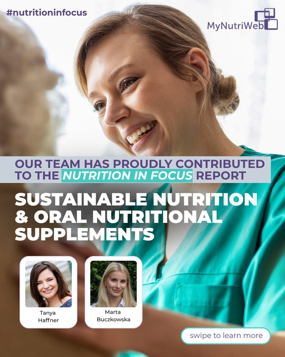 MyNutriWeb's tweet photo. We've contributed to @AYMESNutrition' new Nutrition in Focus report, exploring UK malnutrition, policy trends, FSMP innovation &amp; paediatric nutrition. Our team wrote the sustainability chapter, covering ONS carbon footprint &amp; waste.📖 https://t.co/4IL1HpEWQu

#Advert #mynutriweb https://t.co/S1sMsDD0vI
