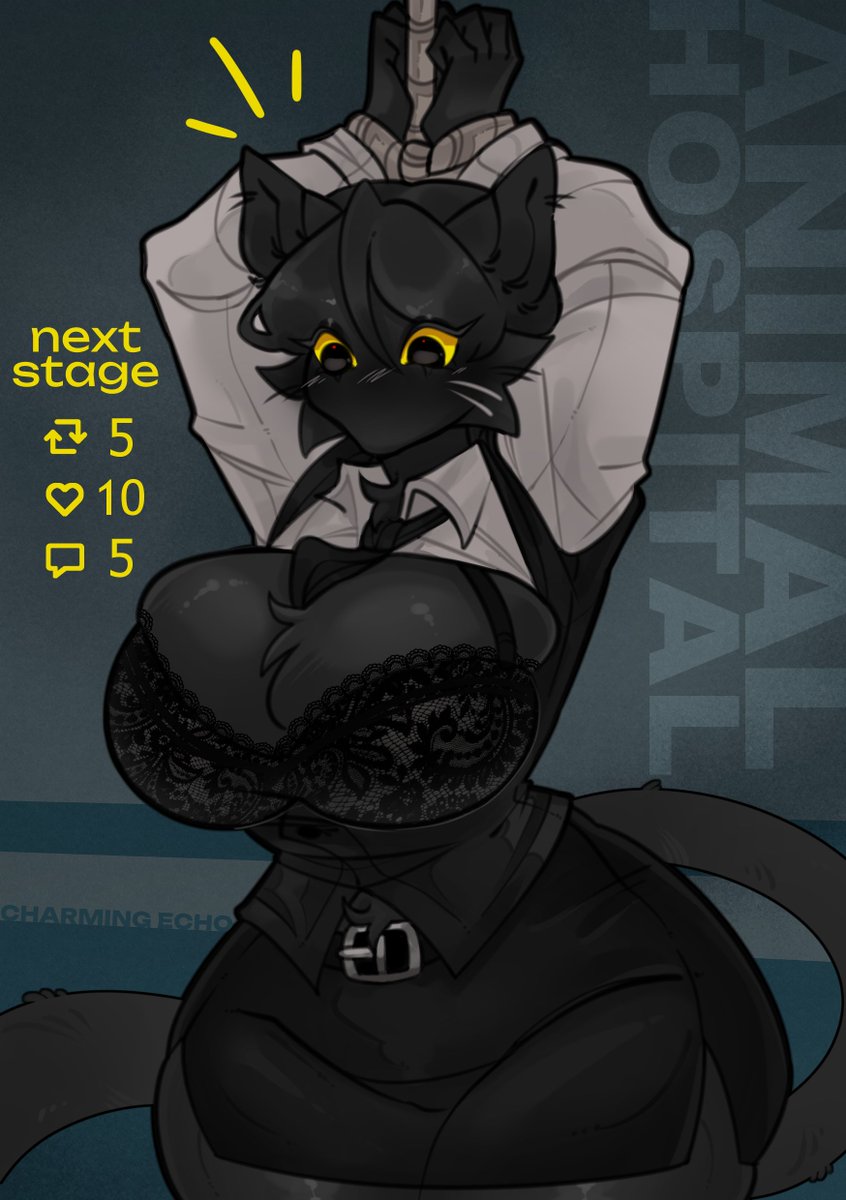 yolkbear's tweet photo. She looks absolutely stunned. I wonder what happens next?

#OCstripmeme #stripmeme #animalhospital #roblox #fanart #furry #stripchallenge https://t.co/3WzInJPwuc
