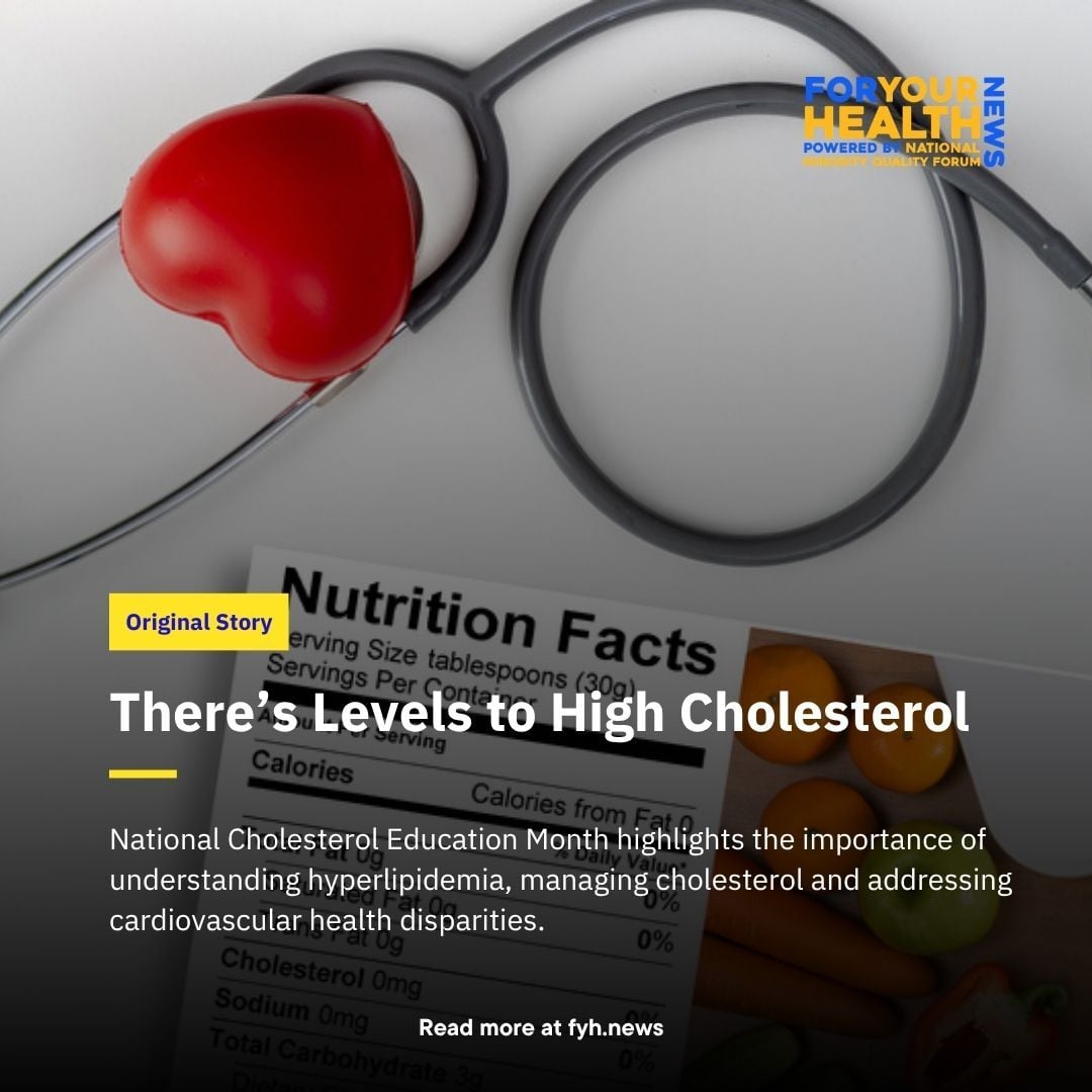 NMQF's tweet photo. High cholesterol can be a silent risk for heart disease and stroke.
This National Cholesterol Education Month, know your numbers, understand your risk and learn how to manage hyperlipidemia.
Explore: https://t.co/eFUDRNmdWs 
Read: https://t.co/4UfYrTBWO5

#Hyperlipidemia #HeartHealth #NMQF