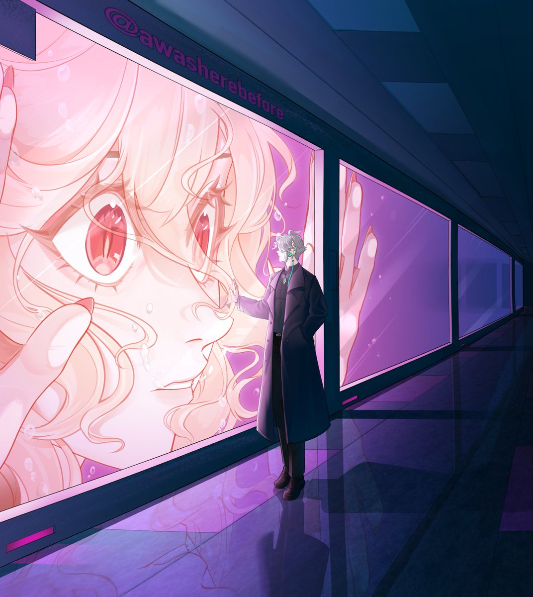 Awasherebefore's tweet photo. Ok ok sooo… in an au where kaveh is a 15m tall sea creature and Alhaitham is a human researcher… randomly came to my mind but the more of kaveh we have the better😋
#haikaveh #kavetham https://t.co/B1Ve4yAYyd