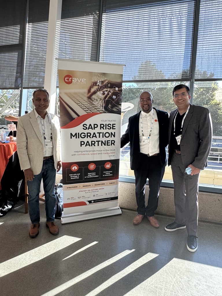 CraveInfotech's tweet photo. Palo Alto, That’s a Wrap!

Great conversations, fresh perspectives, and new ideas from SAP Connect Day for Life Sciences.

#SAPConnect #LifeSciences https://t.co/Iec8EqBuFm