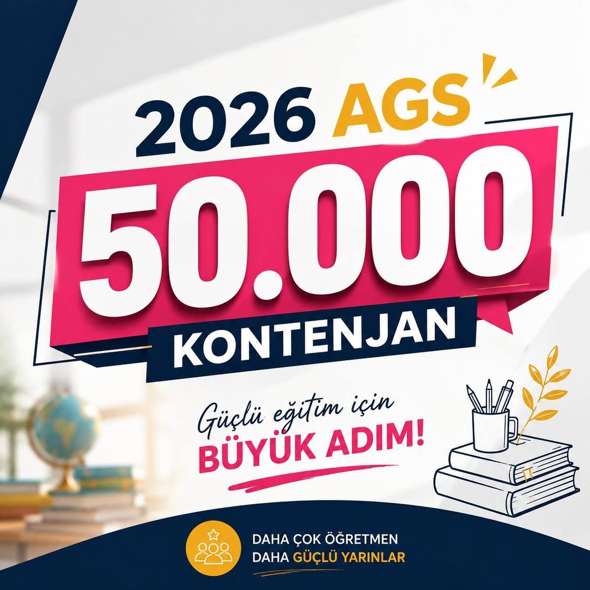 MMusernamee's tweet photo. Eğitimde kalite için öğretmen açığı kapatılmalı, genç öğretmenlere fırsat verilmelidir.
@oktay_saral @tcmeb @YusufTekin @RTErdogan @egitimis @edipuzen @Mahmutozay
#SnSaraldanAGSsözü50Bin https://t.co/VodcLl3g6a
