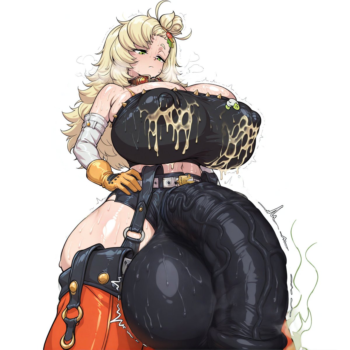 Yao_MooMoo's tweet photo. Seem Piper is overexpanding her stats on Momo's island and starting to grow her body size to be bigger.

"Well, shit. Like, I need some antidotes to make myself normal again." https://t.co/0hliSmyxVp