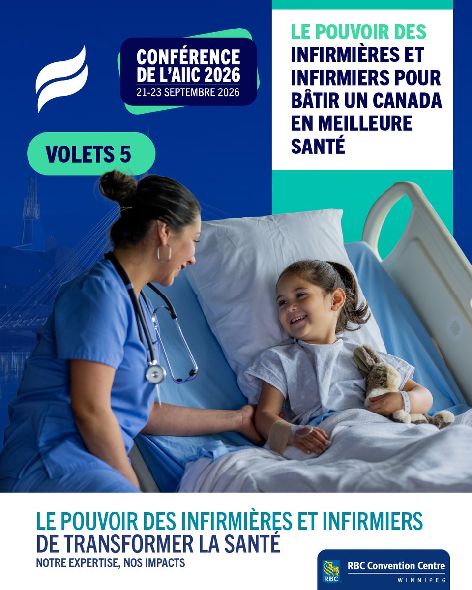 canadanurses's tweet photo. Les infirmières et infirmiers ne font pas que fournir des soins. Ils contribuent à transformer les systèmes. 

De la santé publique à l’accès aux soins, en passant par la lutte contre les iniquités en santé, le personnel infirmier aide à bâtir un Canada en meilleure santé. 

Découvrez ce qui devient possible à #AIIC2026 :  https://t.co/g0zY1n5TJW