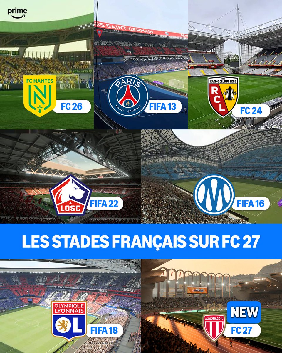 PVSportFR's tweet photo. 🚨 OFFICIEL : Le Stade Louis-II fait son entrée dans EA SPORTS FC 27 ! 🏟️🇲🇨

🇫🇷 C’est le 7e stade français disponible dans le jeu !

🎮 Quel stade aimeriez-vous voir arriver dans le jeu l’année prochaine ? https://t.co/Y0scGNtf9X