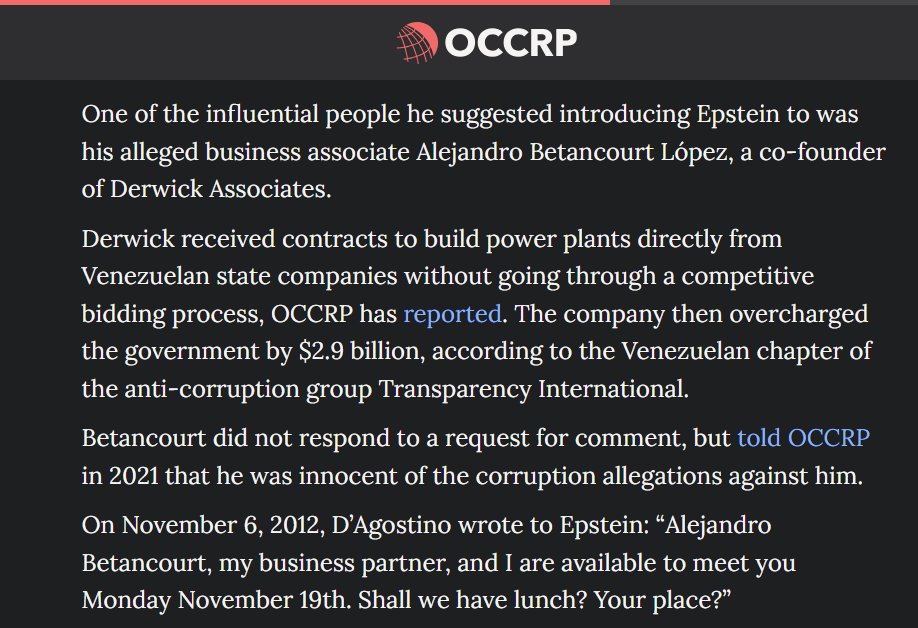 EmmaRincon's tweet photo. @MarcACaputo @axios BTW, here's another story that might interest you: Alejandro Betancourt appeared in the Epstein Files and was described as someone with $3 billion in contracts with the Chavista dictatorship.

You might find this interesting. No need to thank me.

https://t.co/DyRluURXVq https://t.co/8UHXHWP6Gi