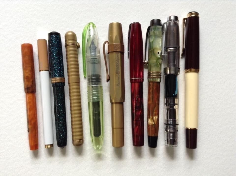 nerdyverz's tweet photo. essential to have a solid lineup of pens https://t.co/NFLOSyel8x
