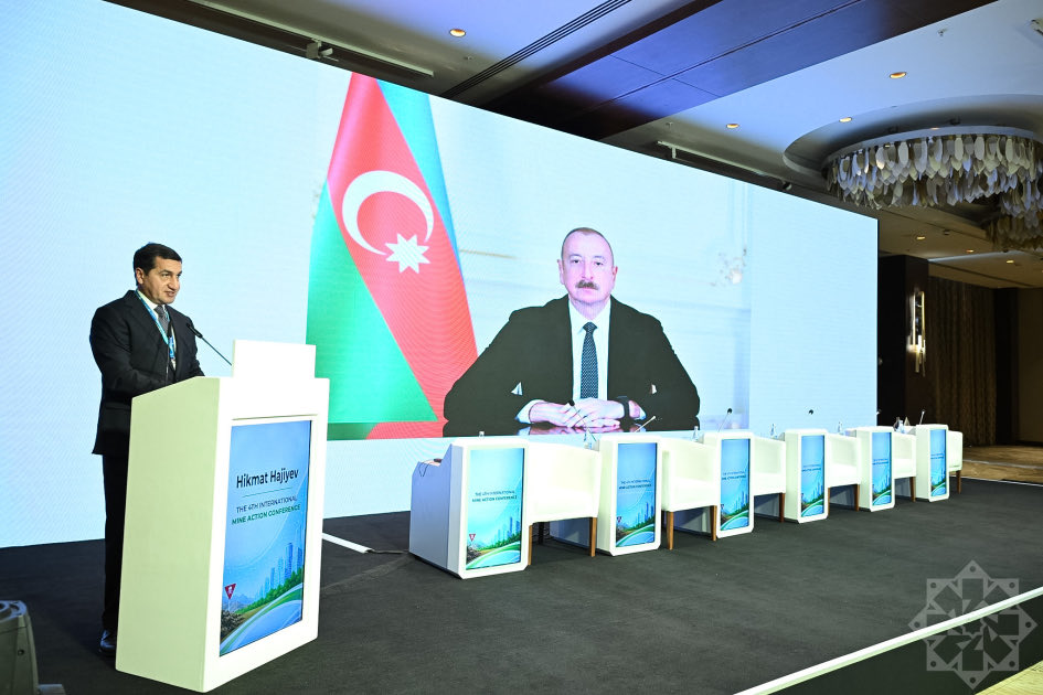 azconsulatela's tweet photo. The 4th International Mine Action Conference — "Humanitarian Demining for Urban Recovery: Setting Standards of Excellence for Safe Settlements" — opened in Baku on September 2, co-organized by ANAMA and the UN Office in Azerbaijan. 

#Azerbaijan declared humanitarian demining as the 18th National SDG and continues to advocate for the recognition of this issue as a global priority. With 57 countries still affected by landmines, the problem demands stronger international solidarity. 

Azerbaijan continues to shoulder the main burden of demining and reconstruction in its liberated territories through its own national resources.
#UrbanRecovery #TogetherForSafeFuture #SafeLandSafeFuture #AzerbaijanForSafeFuture #MineFreeAzerbaijan