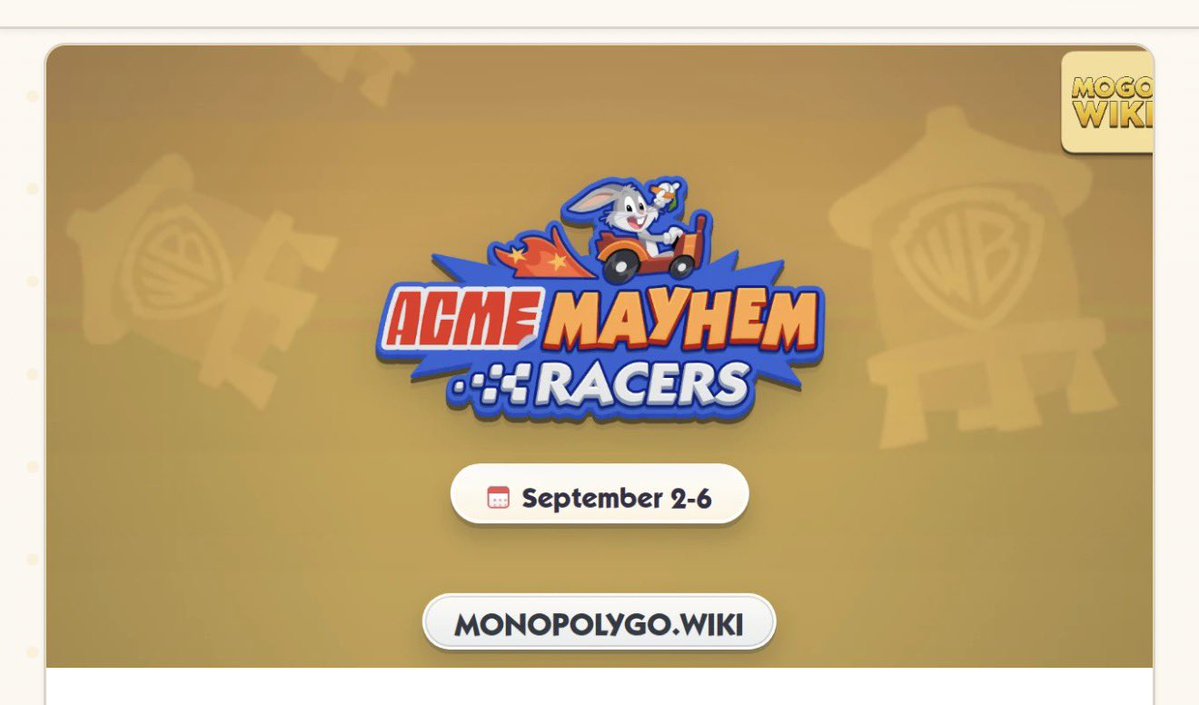 luvnmatcha_'s tweet photo. wts lfb for sale selling monopoly go sticker sticker full carry race racers racing event

acme mayhem racers 

3:1 - ₱1,500

— will be carrying 1 account using 3 accounts !
— all u need to do is collect the rewards and no need to contribute.
— sure win top 1 

dm if interested ! https://t.co/yOCfJYHIUe