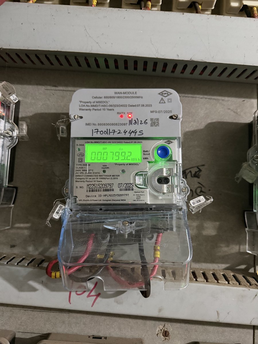 indianviki's tweet photo. @MSEDCL Customer paid at 1:45 PM, but electricity remains disconnected. 1912 confirmed the internal system is not updated with the smart meter installation status. Please manually sync the meter status and restore power ASAP. https://t.co/efvNnstQak