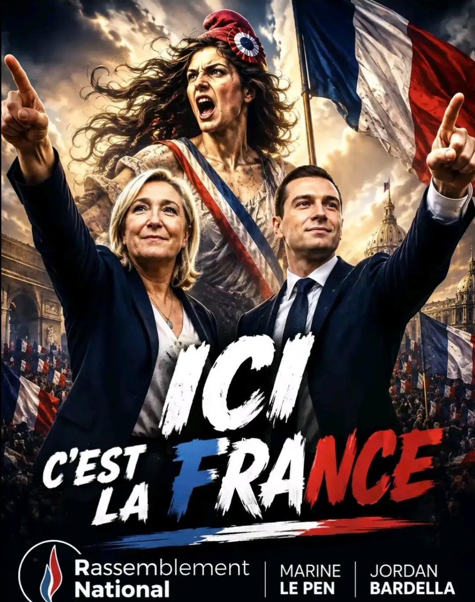 nourevand's tweet photo. La FRANCE SE RÉVEILLE...

La FRANCE VA RENAÎTRE...

AVEC...1 DUOPÔLE de CHOC🇨🇵💙🤍🤎💯 https://t.co/gNkMxGhht7