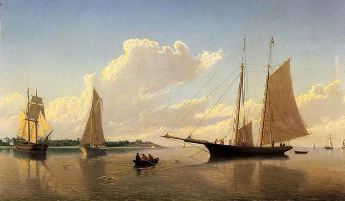 CruiseJipe's tweet photo. The Moses H. Grinnell was a 19th-century pilot boat built in 1850 for the New York maritime pilots. 

She was designed by the yacht designer George Steers. https://t.co/ikLvS3p8K1