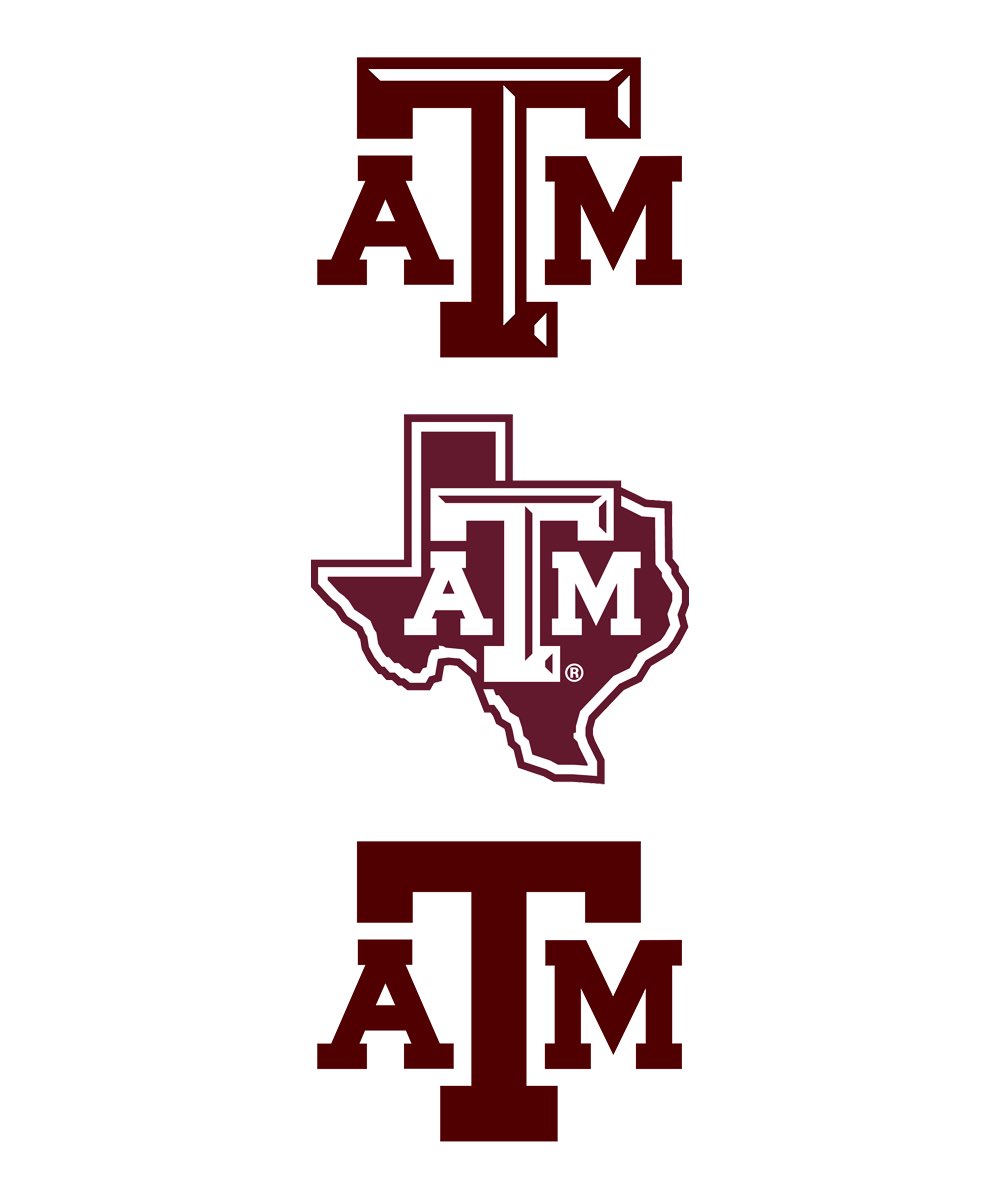 CFBKings's tweet photo. For the first time this century, Texas A&amp;M is changing their full-time midfield logo to their classic “TAM” logo that doesn’t have the bevel.

The Aggies previously used their:
• Primary beveled logo (several decades)
• Lone Star logo (past 2 seasons) https://t.co/S24yQrVody