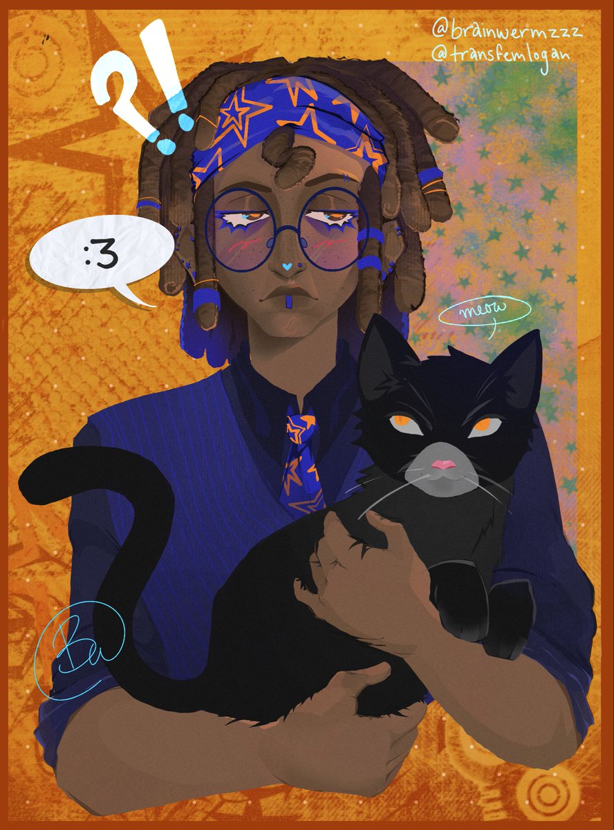 brainwermzzz's tweet photo. pussycat superstar #sanderssides #logansanders #procreate https://t.co/OOdrcUcq0I