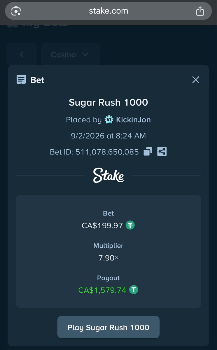 KickinJon's tweet photo. Sugar rush still pays! Doing a giveaway in my big wins section in my discord. https://t.co/I2qEtM07fQ Tap in https://t.co/BZiX6MFKvv