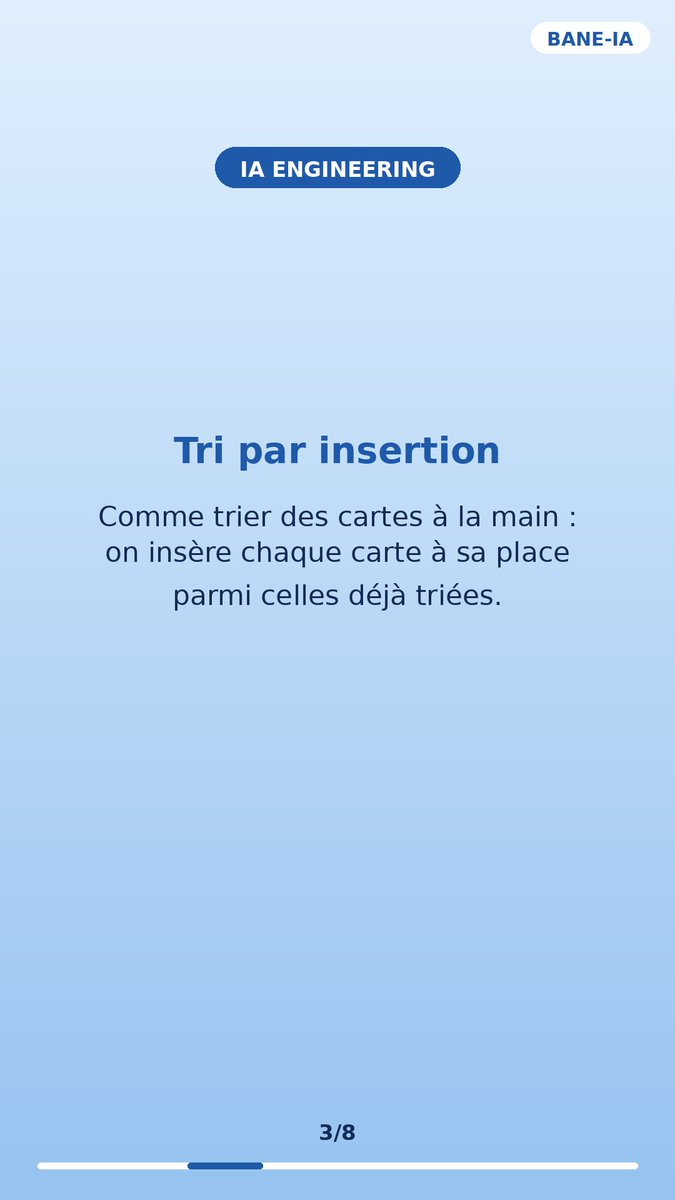 Rassoul091's tweet photo. 5 façons de trier une liste (et pourquoi ça compte) 👀 Swipe pour comprendre ➡️
#tri #algorithmique #python #computerscience #coding https://t.co/BhfFXvmS1r